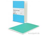 Caderneta Hahnemuhle Sketch e Note Azul / Verde - 232