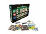 Jogo - 6 jogos clássicos -Dama-Ludo-Xadrez-Trilha-Dominó- Forca - 720